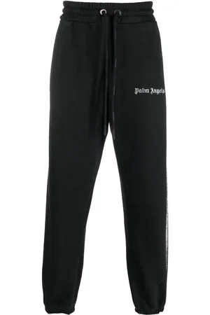 Palm Angels Logo-print cotton track pants