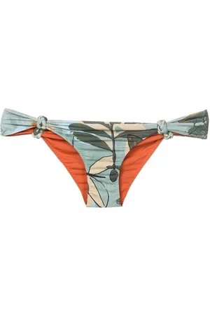 CLUBE BOSSA Rings floral-print bikini bottoms