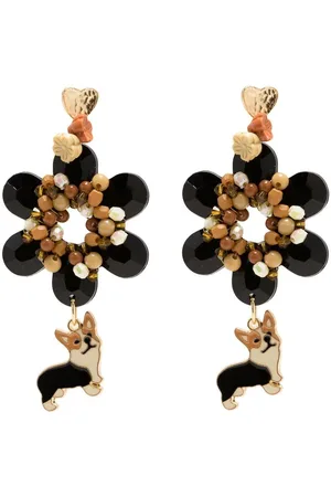 AMIR SLAMA Corg statement drop earrings