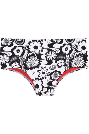 AMIR SLAMA Floral-print swimming trunks