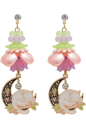 AMIR SLAMA Cat drop earrings