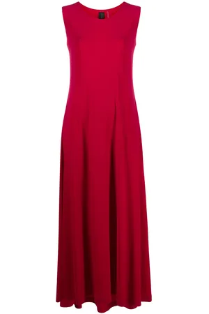 Norma Kamali Sleeveless long swing dress