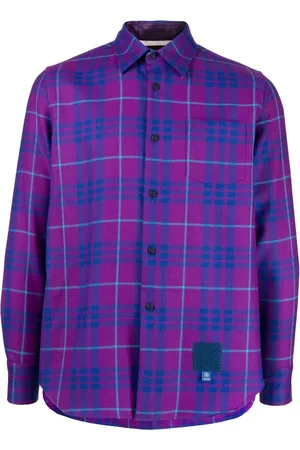 Fumito Ganryu Button-down check shirt
