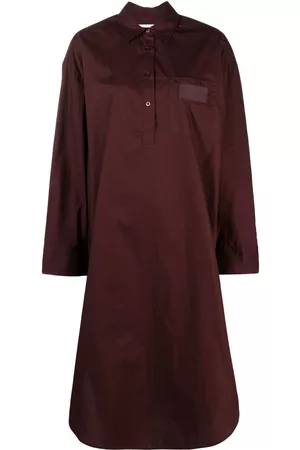 REMAIN Kobieta Sukienki Dzienne - Brown