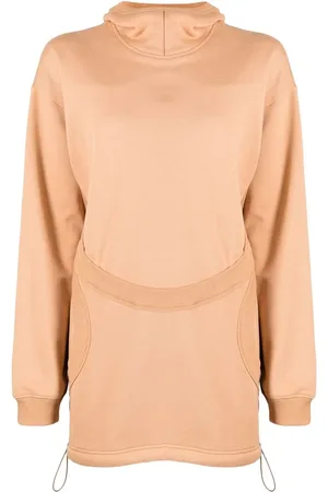 DION LEE Interlock Mask drawstring hoodie