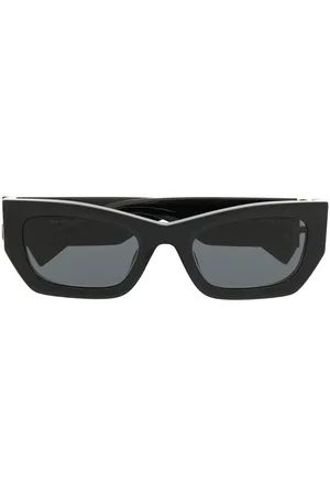Miu Miu Logo-plaque rectangular sunglasses