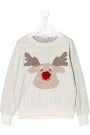 SIOLA Reindeer knit jumper