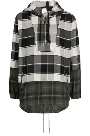 Alchemist Check-print long-sleeve hoodie