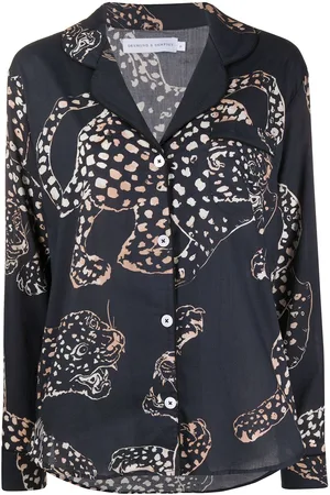 Desmond & Dempsey The Jaguar long pyjama set