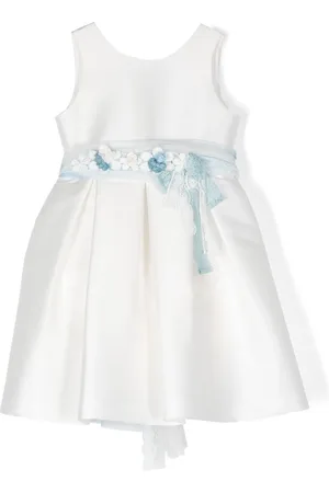 Mimilù Floral-detail sleeveless dress