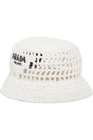 Prada Raffia bucket hat
