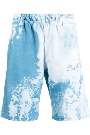 BLUE SKY INN Tie-dye track shorts