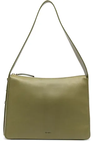 Yu Mei Logo-de bossed tote bag