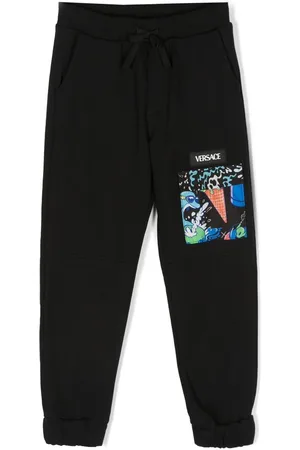 VERSACE Flap-pocket track pants