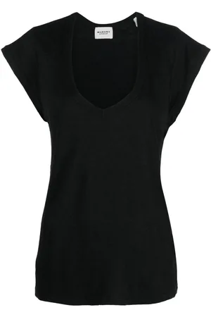 Marant Etoile Zankou linen short-sleeve top