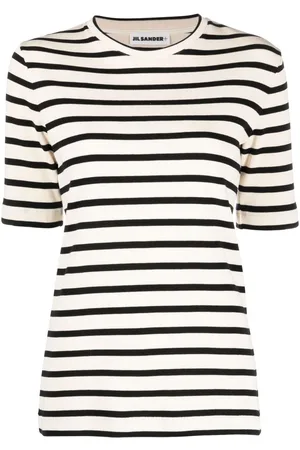 Jil Sander Striped cotton T-shirt