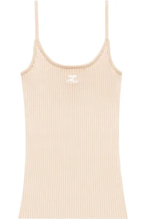 Courrèges Reedition ribbed tank top