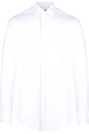 HUGO BOSS Hank long-sleeve cotton shirt
