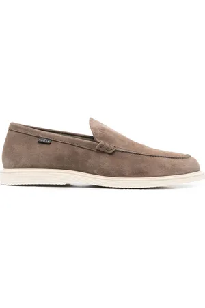 Hogan H616 contrast-sole loafers