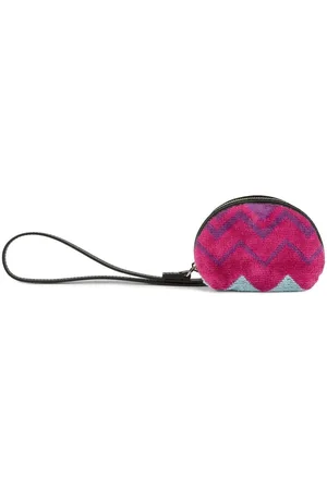 Missoni Zigzag-pattern coin case