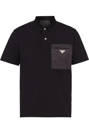 Prada Triangle-logo polo shirt