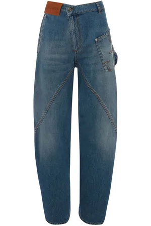 J.W.Anderson Oversized twisted wide-leg jeans