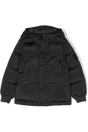 Stone Island Logo-patch puffer jacket