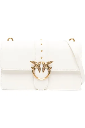 Pinko Love One Classic leather crossbody bag