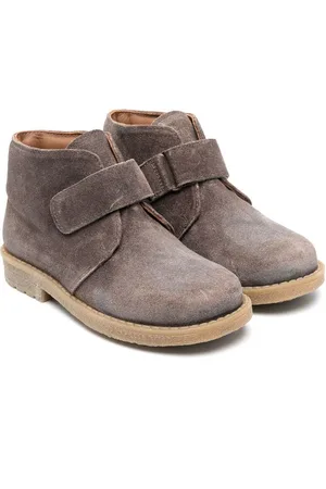 PèPè Touch-strap suede ankle boots