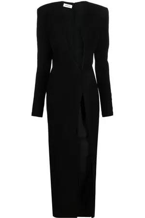 Monot Plunging V-neck dress
