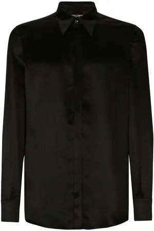 Dolce & Gabbana Martini-fit button-down satin shirt