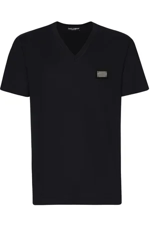 Dolce & Gabbana Logo-tag V-neck T-shirt