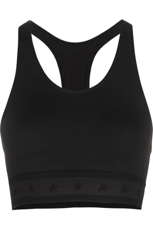 Golden Goose Logo-underband racerback crop top