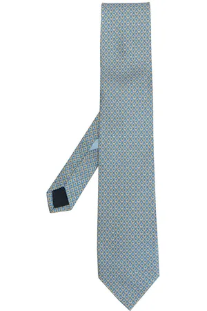 Salvatore Ferragamo Gancini pattern tie