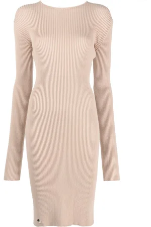 Philipp Plein Lace-up detailed midi dress