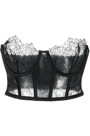 MAISON CLOSE Lace-detail bustier bra