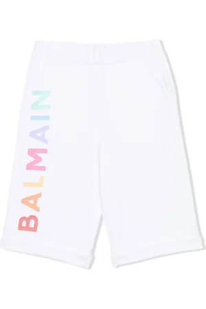 Balmain Logo-print jersey shorts