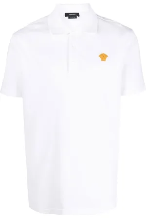 VERSACE Medusa embroidered polo shirt