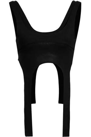 HELIOT EMIL U-neck cropped tank top