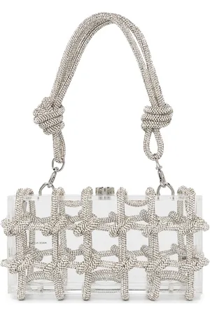 Cult Gaia Bess crystal-embellished shoulder bag