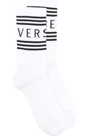 VERSACE 90s Vintage Logo socks