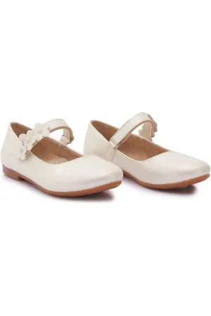 Tulleen Floral-strap ballerina shoes