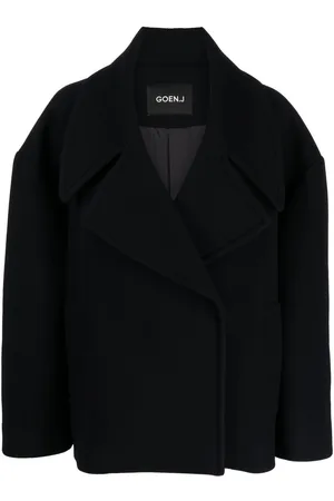 GOEN.J Double-breasted cropped jacket