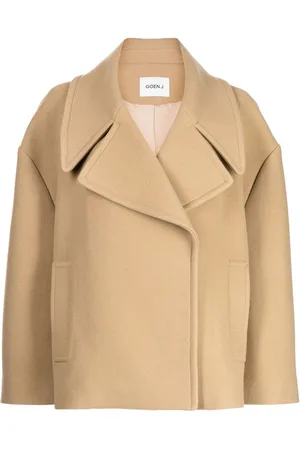 GOEN.J Double-breasted cropped jacket
