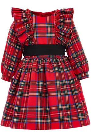 Tulleen Pepperlane plaid dress