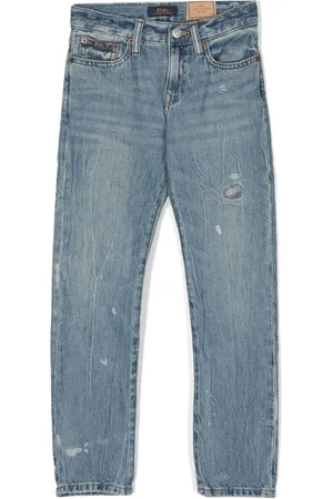 Ralph Lauren Distressed-effect straight-leg jeans