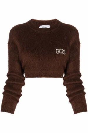 GCDS Embellished-logo jumper