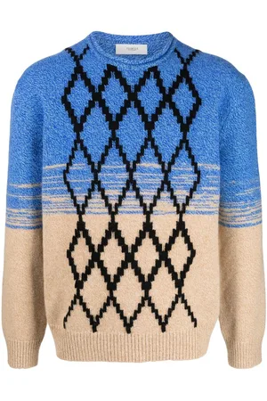 PRINGLE OF SCOTLAND Argyle-pattern wool jumper