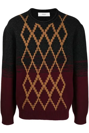 PRINGLE OF SCOTLAND Argyle-pattern wool jumper