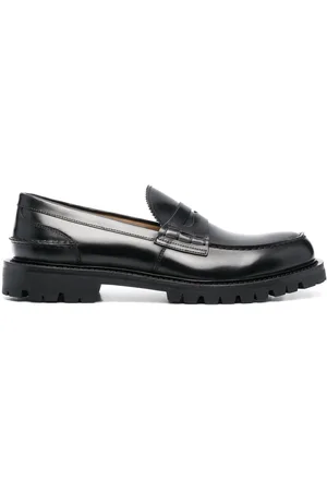 Scarosso Chunky-soled leather loafers